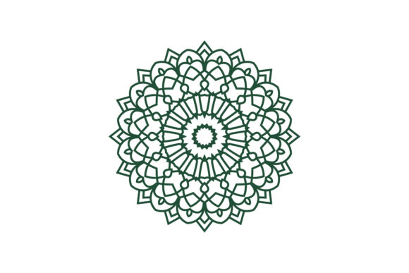 Beauty Flowers Mandala Islamic Ornament: Graphics & Illustrations Review