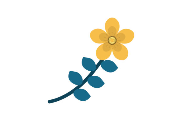Beauty Flowers Nature Vector Graphics for Illustrations
