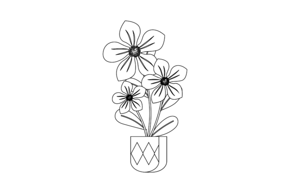 Flowers Beauty Garden Outdoor Outline Graphics and Illustrations Review