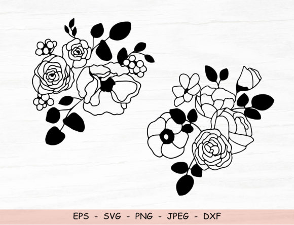 Flowers Bouquet for Cricut: Fresh Graphics and Illustrations