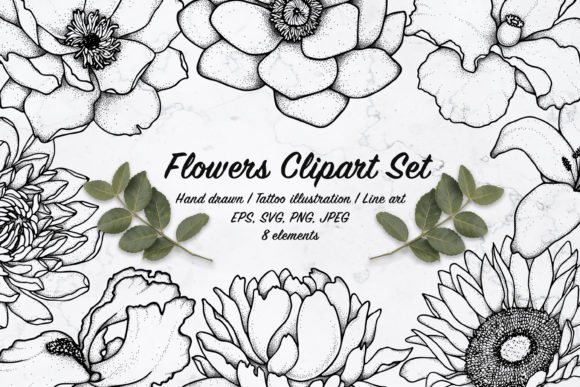 Flowers Clipart Set: A Publisher's Review of Modern Graphics