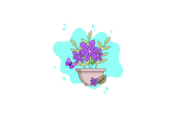 Flowers Decorative Flower Pot Cloud Graphics and Illustrations Review