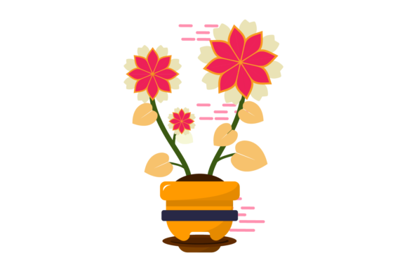 Flowers Drawing Svg Graphics for Editorial Illustrations