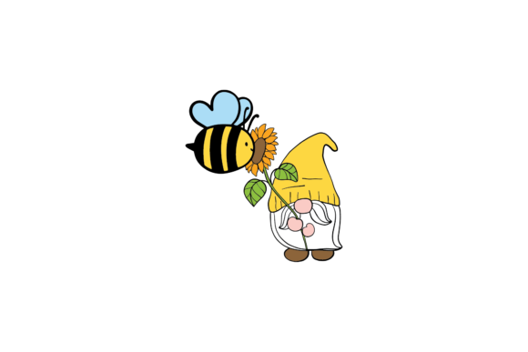 Flowers Gnomes Bee Honey Svg: Graphics for Cozy Crafts