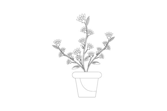 Flowers Nature Collection Outline: Graphics and Illustrations Review