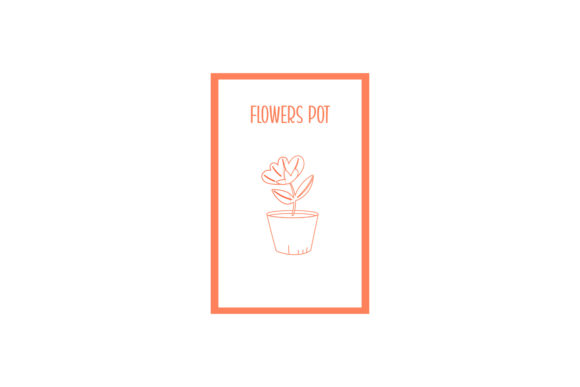 Flowers Pot Decoration Card: Graphics & Illustrations Review