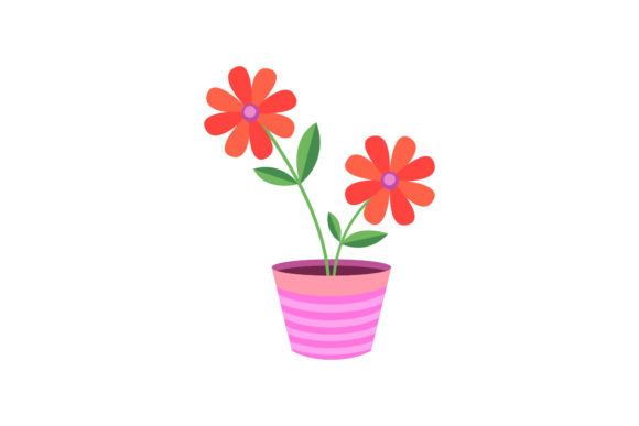 Flowers Pot Garden Beauty: A Graphic Design Asset Review for Sellers