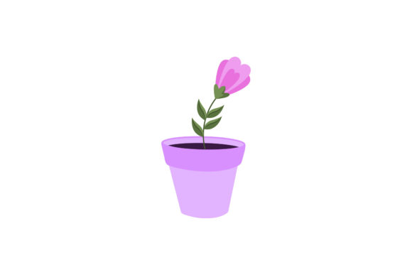Flowers Pot Plant Spring: A Review for Graphics and Illustrations
