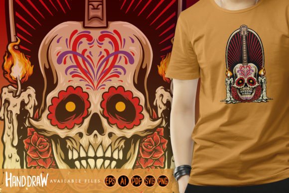 Guitar Mexican Skull Graphics & Illustrations Review