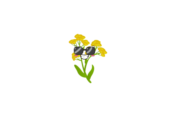 Kawaii Flowers and Plants Svg: Fresh Graphics for Illustrations