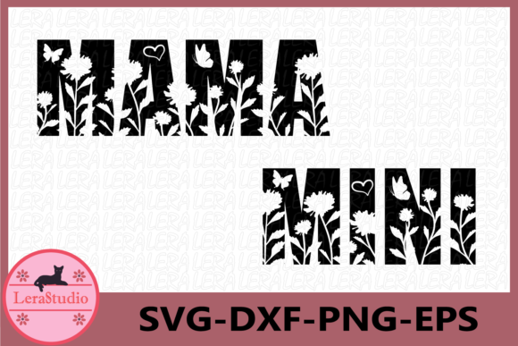 Mama Mini, Mom Flowers Graphics and Illustrations Review
