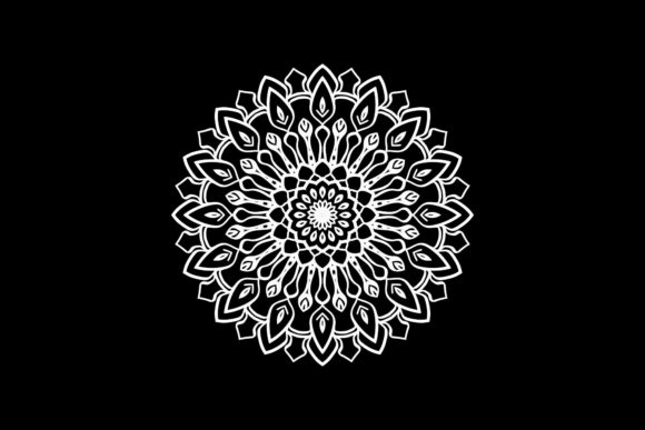 Mandala Flowers Vector Art Illustration for Graphics and Illustrations