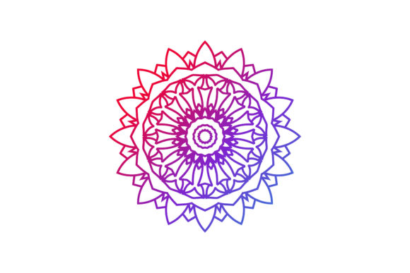 Mandala Illustration Flowers Vector for Graphics & Illustrations