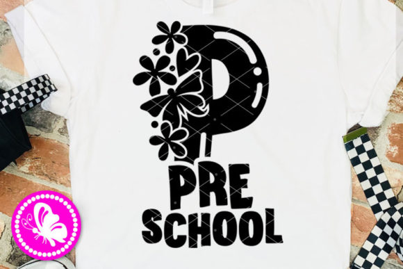 Pre-School Clipart Flowers Teacher Gift Graphics & Illustrations