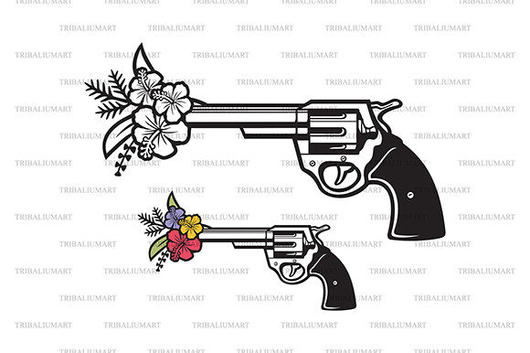 Revolver with Flowers Embroidery Review